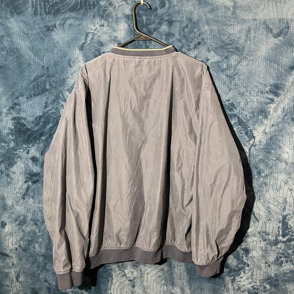 VIntage 90s Devona & Jones MillarLight Beer Navy Blue Wind Breaker Jacket Men XL - Picture 5 of 8